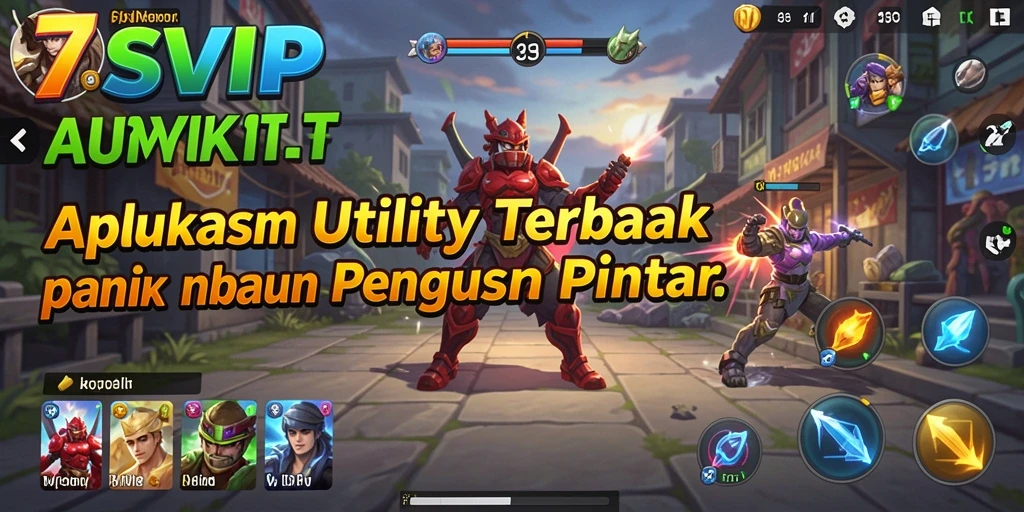 Tampilan antarmuka aplikasi Utility 7SVIP yang intuitif dan modern.