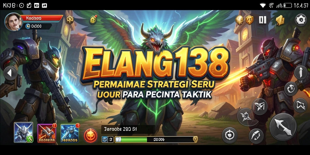 Tangkapan layar dari gameplay ELANG138 menampilkan strategi taktis yang seru.