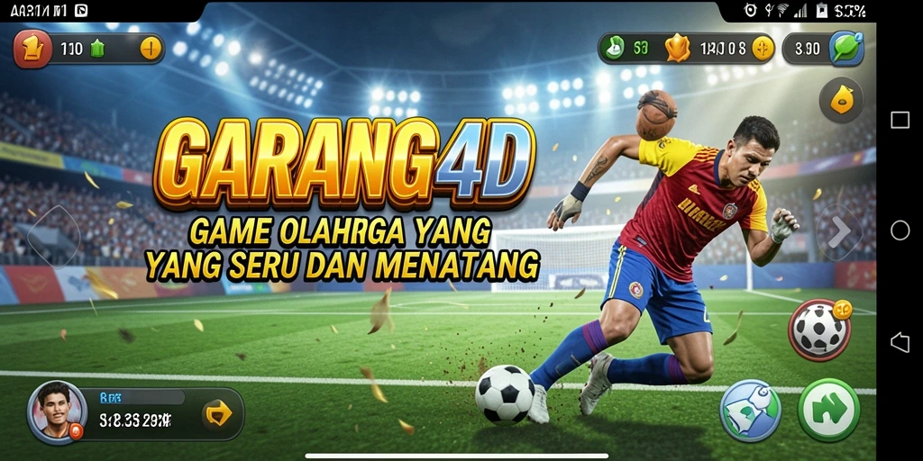 Screenshot utama dari <strong>GARANG4D</strong> menunjukkan aksi olahraga yang mendebarkan dan kompetitif.