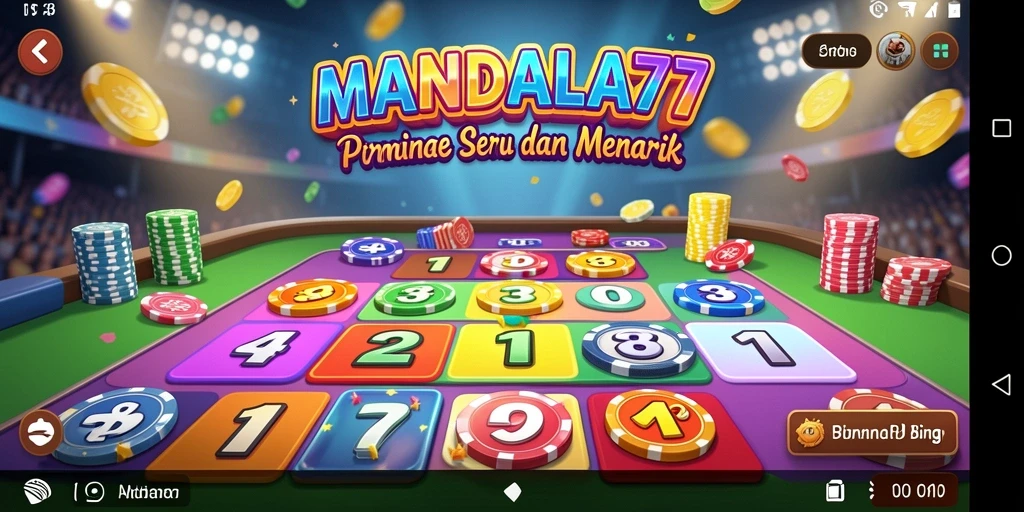 Tampilan gameplay seru MANDALA77 yang memikat.