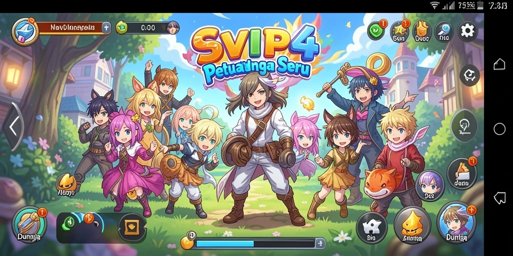 Tampilan menakjubkan dari gameplay anime SVIP4 yang mengundang aksi.